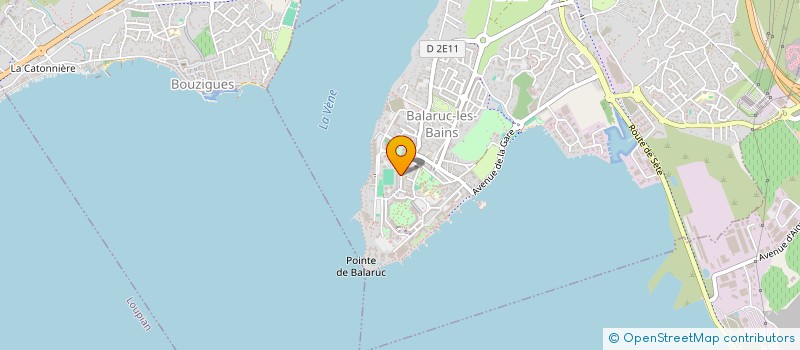 localisation de l'entreprise SCI RIVAGES  BALARUC-LES-BAINS