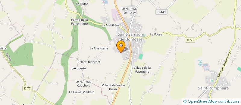 localisation de l'entreprise SCI RIVAGES  BOURGVALLEES