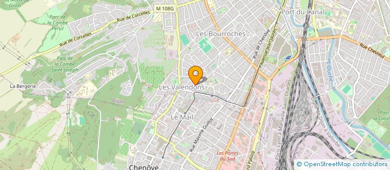 localisation de l'entreprise SCI RIVAIROLIS à DIJON