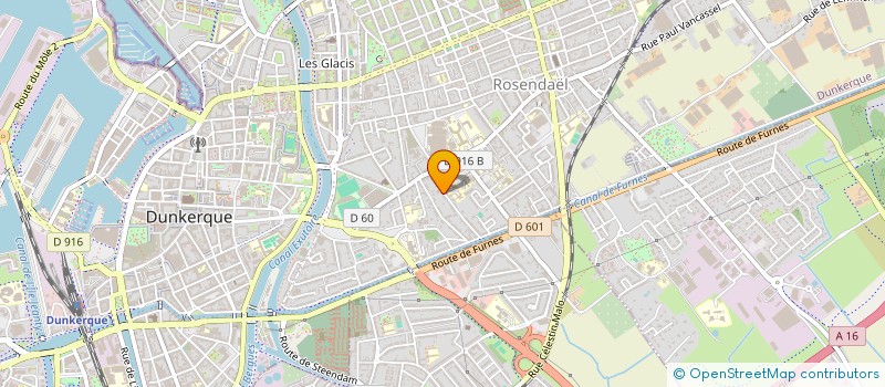 localisation de l'entreprise SCI RIVANDE à DUNKERQUE