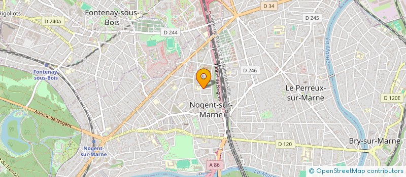 localisation de l'entreprise SCI RIVAUD DEPARCIEUX à NOGENT-SUR-MARNE
