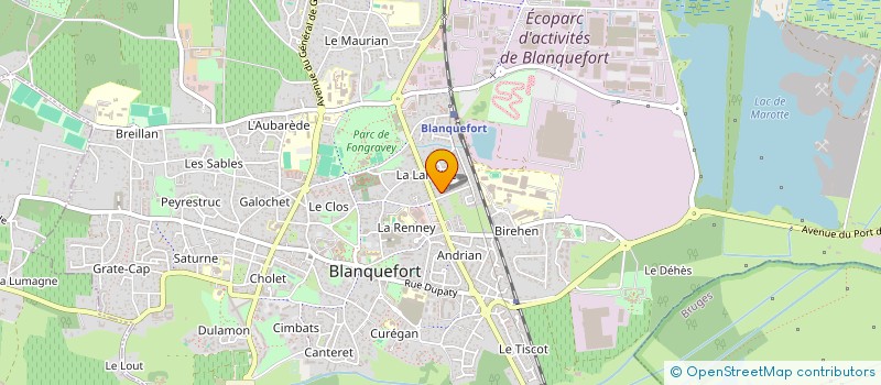 localisation de l'entreprise SCI RIVAXE à BLANQUEFORT