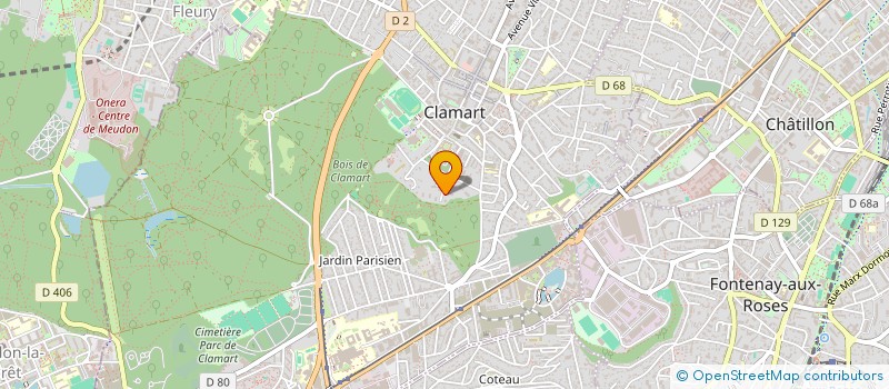 localisation de l'entreprise SCI RIVAY 92 à CLAMART