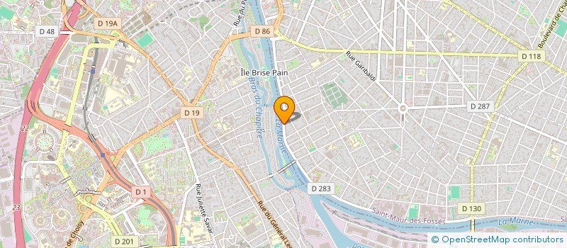 localisation de l'entreprise SCI RIVE DE LA PIE à SAINT-MAUR-DES-FOSSES