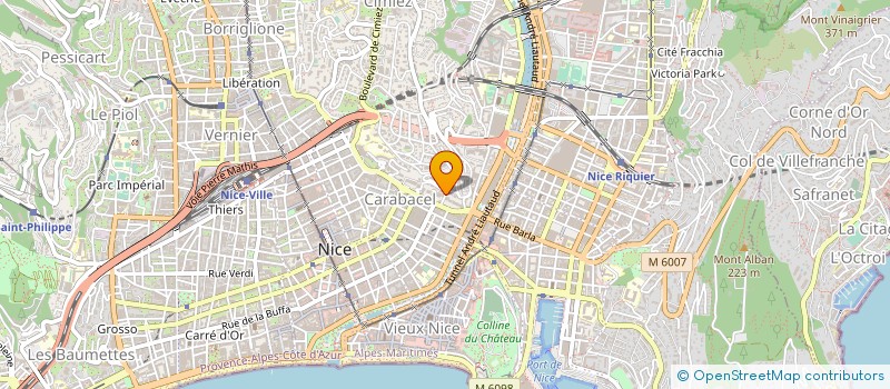 localisation de l'entreprise SCI RIVE DROITE à NICE