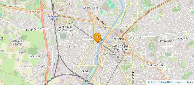 localisation de l'entreprise SCI RIVE DROITE à LE MANS