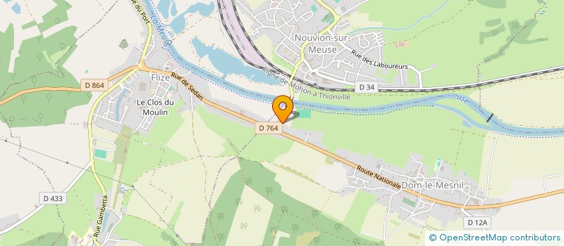 localisation de l'entreprise SCI RIVE DROITE  DOM-LE-MESNIL