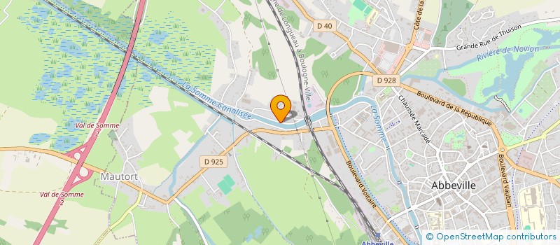 localisation de l'entreprise SCI RIVE DROITE à ABBEVILLE
