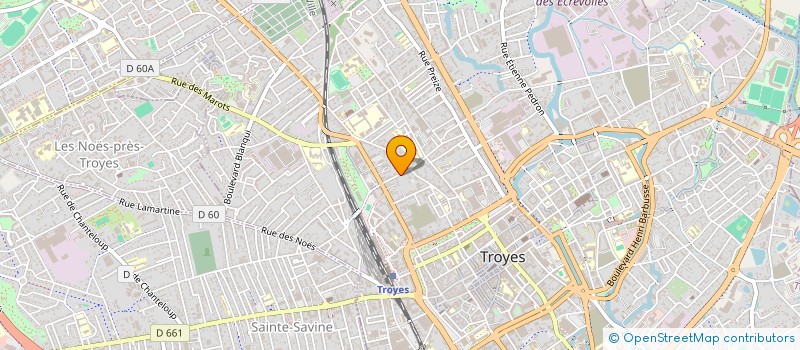 localisation de l'entreprise SCI RIVE DROITE  TROYES