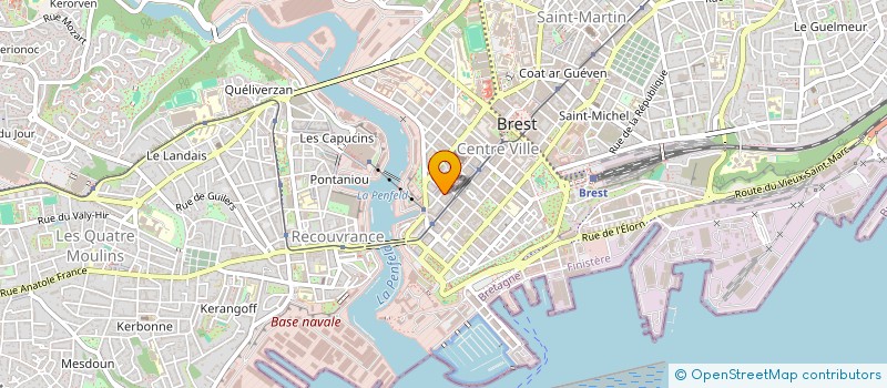 localisation de l'entreprise SCI RIVE DROITE  BREST