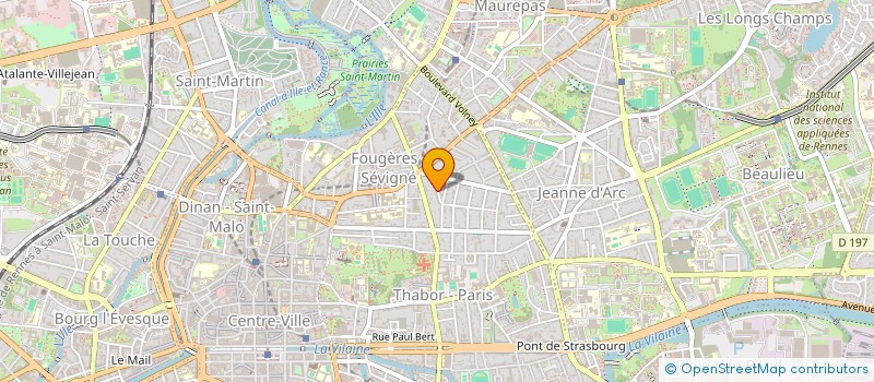 localisation de l'entreprise SCI RIVE GAUCHE  RENNES