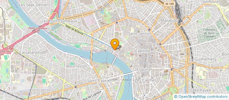 localisation de l'entreprise SCI RIVE GAUCHE à TOULOUSE