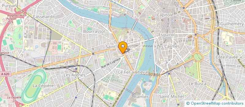 localisation de l'entreprise SCI RIVE GAUCHE à TOULOUSE