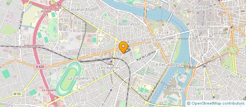 localisation de l'entreprise SCI RIVE GAUCHE à TOULOUSE