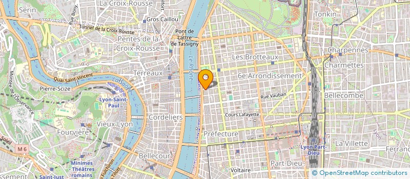 localisation de l'entreprise SCI RIVE GAUCHE  LYON