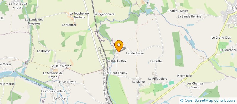 localisation de l'entreprise SCI RIVE GAUCHE  MONTREUIL-SUR-ILLE