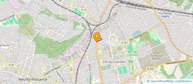 localisation de l'entreprise SCI RIVE GAUCHE SF. à NEUILLY-SUR-MARNE