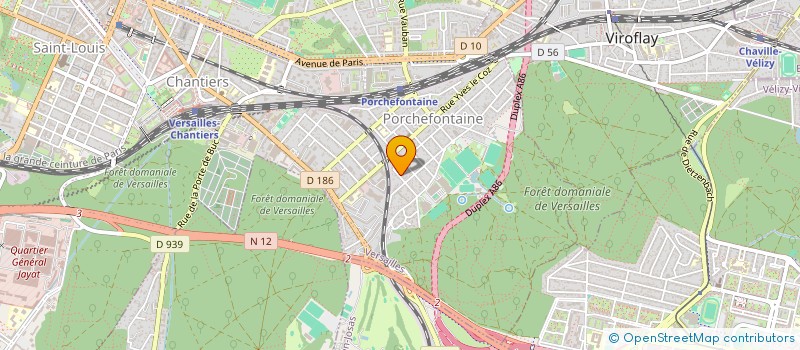 localisation de l'entreprise SCI RIVE MEDITERRRANEE  VERSAILLES