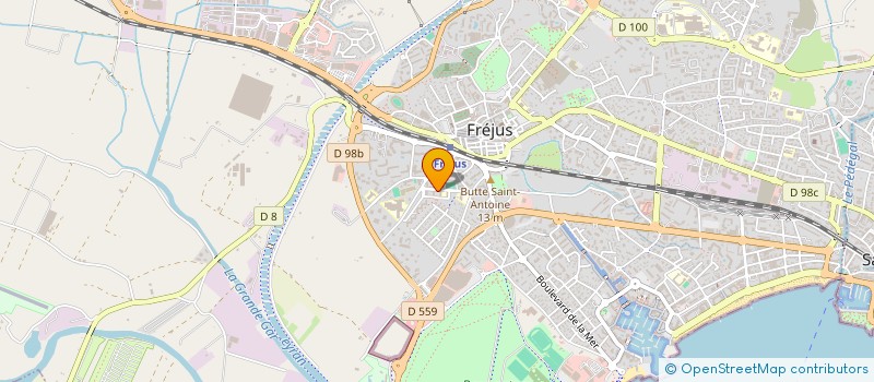 localisation de l'entreprise SCI RIVEDOR à FREJUS