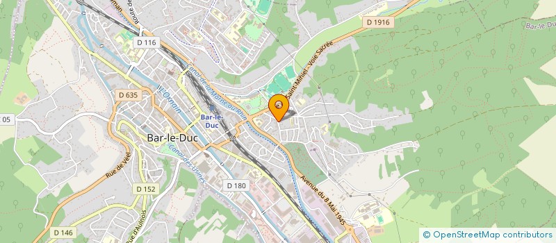 localisation de l'entreprise SCI RIVELLINI  BAR-LE-DUC