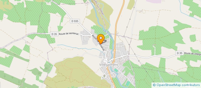 localisation de l'entreprise SCI RIVENCO  VILLEGAILHENC