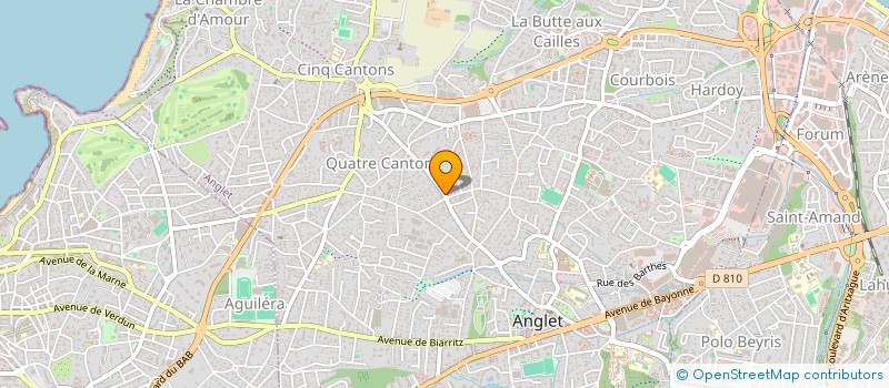 localisation de l'entreprise SCI RIVENDELL  ANGLET