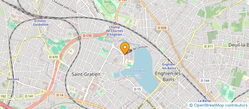 localisation de l'entreprise SCI RIVER GARDEN  SAINT-GRATIEN