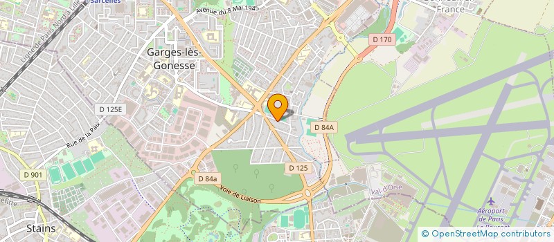 localisation de l'entreprise SCI RIVERSIDE à GARGES-LES-GONESSE