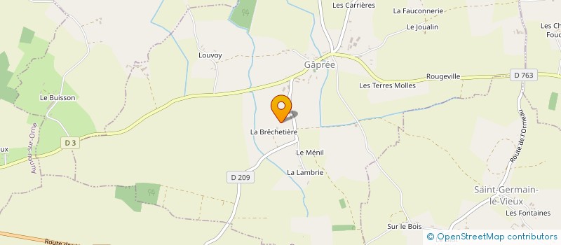 localisation de l'entreprise SCI RIVES à GAPREE