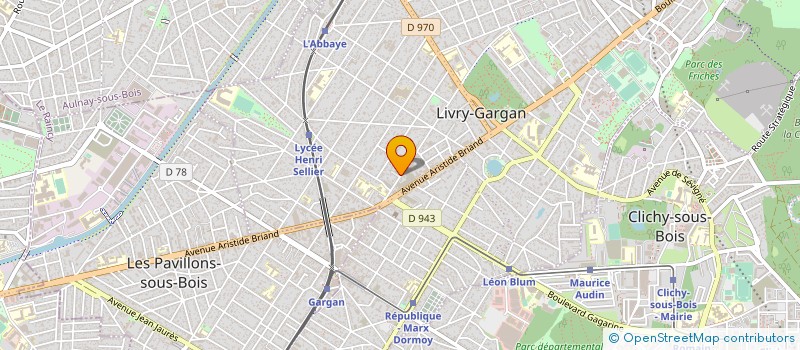 localisation de l'entreprise SCI RIVES CARNOT à LIVRY-GARGAN