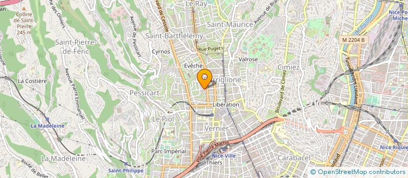 localisation de l'entreprise SCI RIVES D'OR à NICE