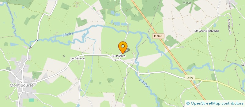 localisation de l'entreprise SCI RIVES DE CREUSE à MONTIPOURET