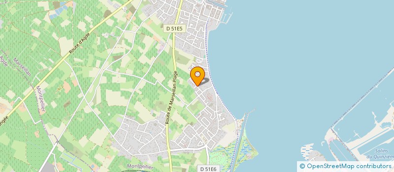 localisation de l'entreprise SCI RIVES DE L'ETANG à MARSEILLAN