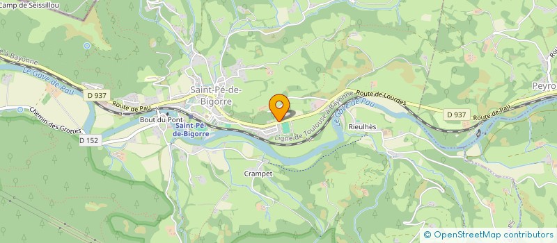 localisation de l'entreprise SCI RIVES DU GAVE  PEYROUSE