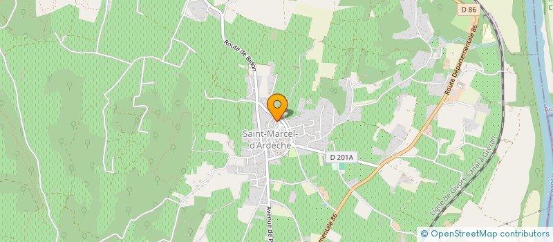 localisation de l'entreprise SCI RIVES DU RHONE  BOURG-SAINT-ANDEOL