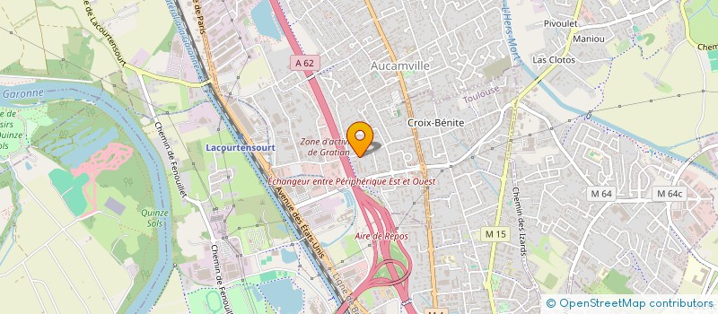localisation de l'entreprise SCI RIVES HAGUENIER DUFFAU à AUCAMVILLE