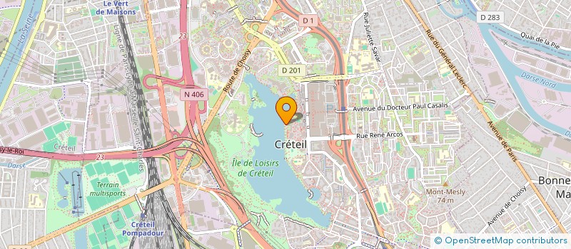 localisation de l'entreprise SCI RIVES LEPELTIER à CRETEIL