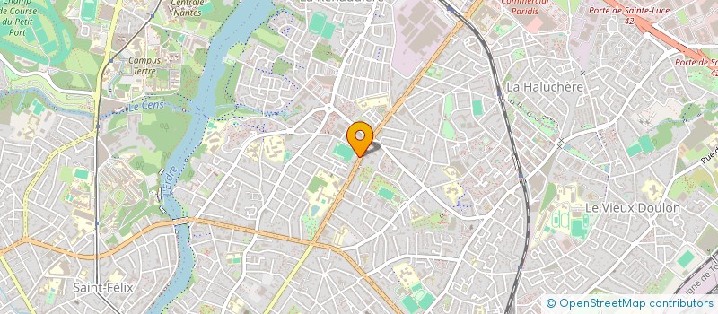 localisation de l'entreprise SCI RIVET à NANTES