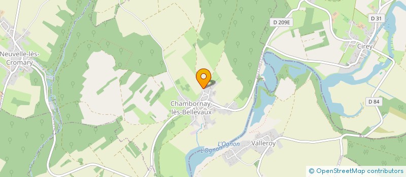 localisation de l'entreprise SCI RIVET  CHAMBORNAY-LES-BELLEVAUX