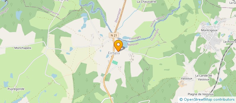 localisation de l'entreprise SCI RIVET-PROVEDI  FIRBEIX