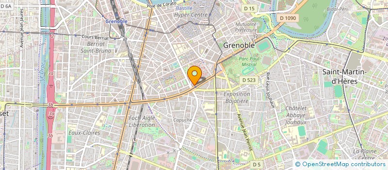 localisation de l'entreprise SCI RIVETOISE  GRENOBLE