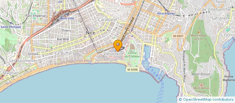 localisation de l'entreprise SCI RIVIERA 2 à NICE