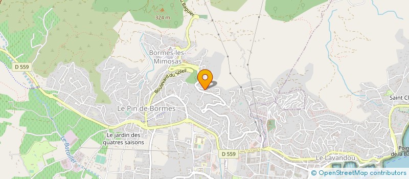 localisation de l'entreprise SCI RIVIERA à BORMES-LES-MIMOSAS