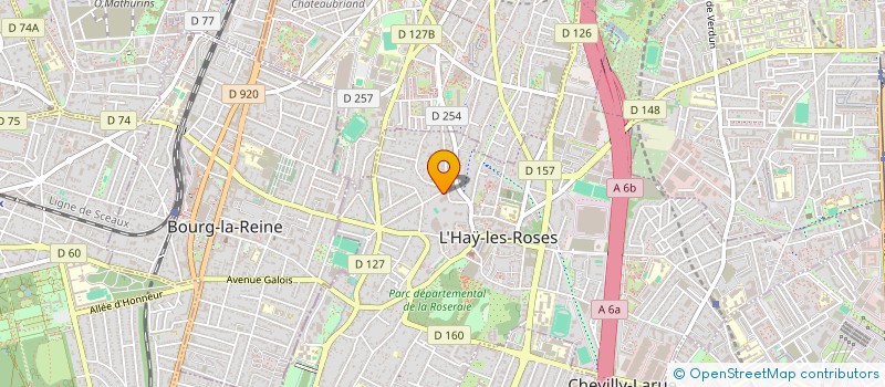 localisation de l'entreprise SCI RIVIERA  L'HAY-LES-ROSES