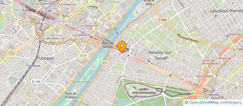 localisation de l'entreprise SCI RIVIERA à NEUILLY-SUR-SEINE