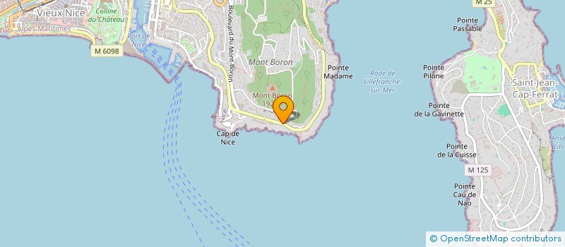 localisation de l'entreprise SCI RIVIERA CALIFORNIE à NICE