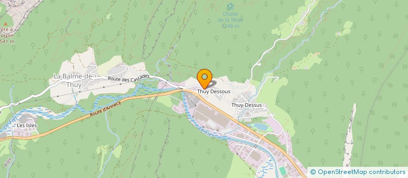localisation de l'entreprise SCI RIVIERA DES ALPES à THONES