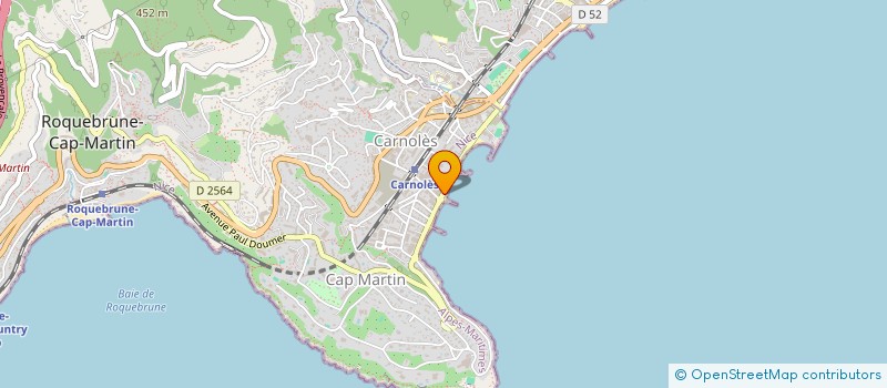 localisation de l'entreprise SCI RIVIERA DU CAP  ROQUEBRUNE-CAP-MARTIN