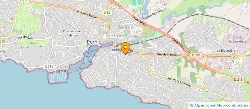 localisation de l'entreprise SCI RIVIERE  PORNIC