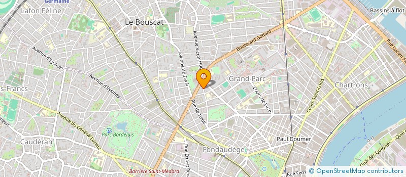 localisation de l'entreprise SCI RIVIERE  BORDEAUX